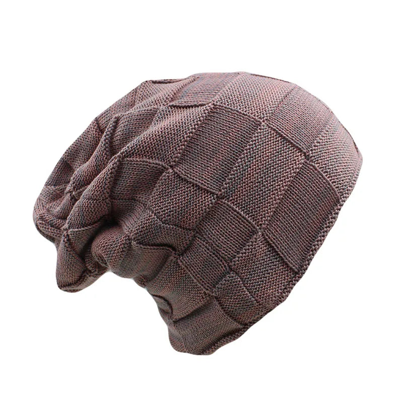 New High Quality Men Winter Knit Warm Beanies Skullies Fashion Unisex Women Adult Hat Thick Hat Gorros Casual Hats Bonnet