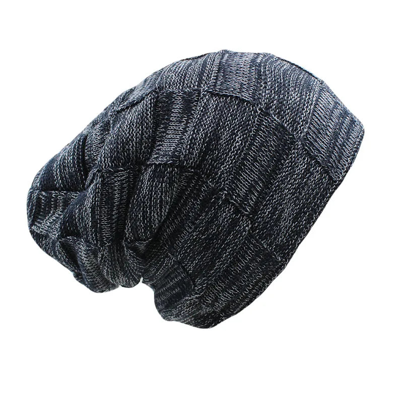 New High Quality Men Winter Knit Warm Beanies Skullies Fashion Unisex Women Adult Hat Thick Hat Gorros Casual Hats Bonnet