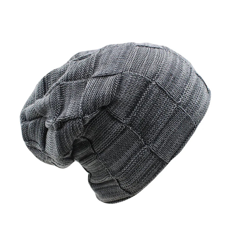 New High Quality Men Winter Knit Warm Beanies Skullies Fashion Unisex Women Adult Hat Thick Hat Gorros Casual Hats Bonnet