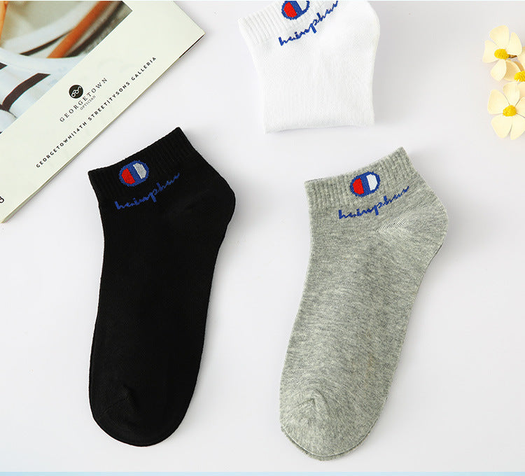 3 Pairs Cotton Socks Men's Ankle Socks Short Soft Breathable Mesh Lightweight Athletic Sports Socks Low Cut Gym Running Sock Man