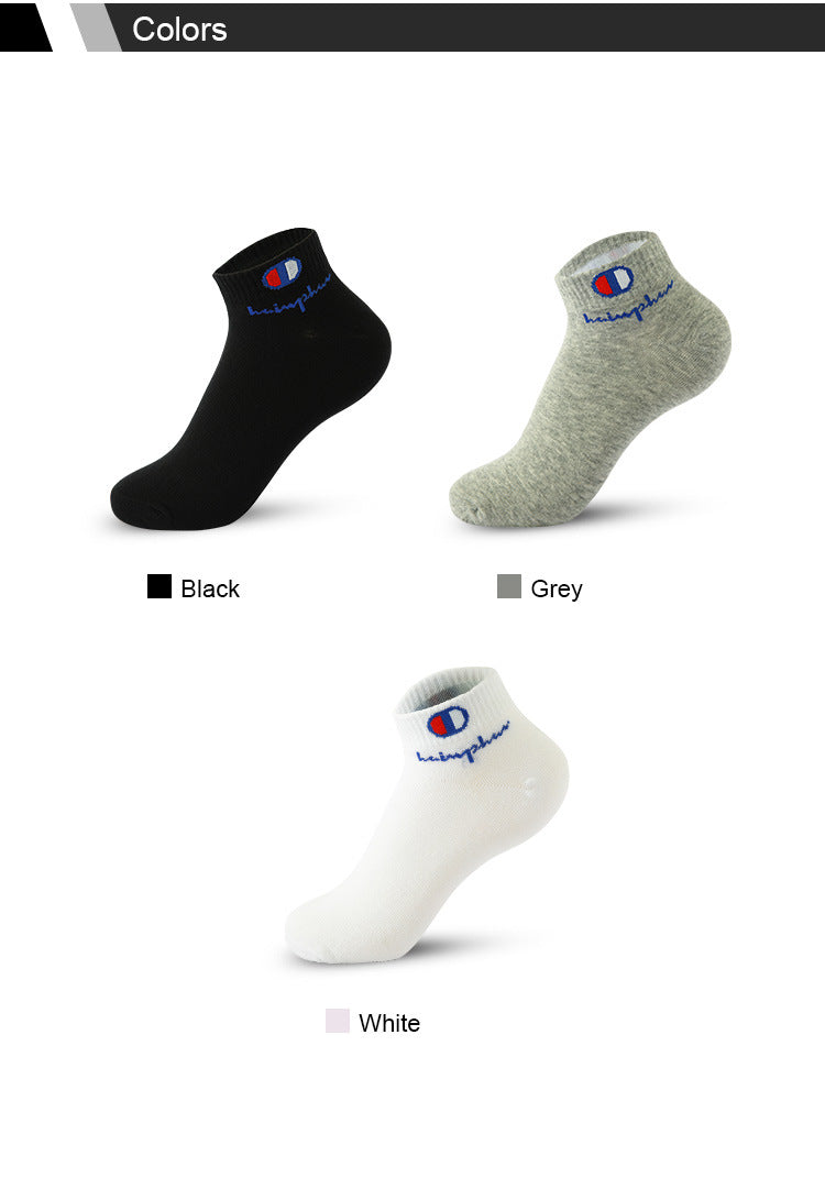 3 Pairs Cotton Socks Men's Ankle Socks Short Soft Breathable Mesh Lightweight Athletic Sports Socks Low Cut Gym Running Sock Man
