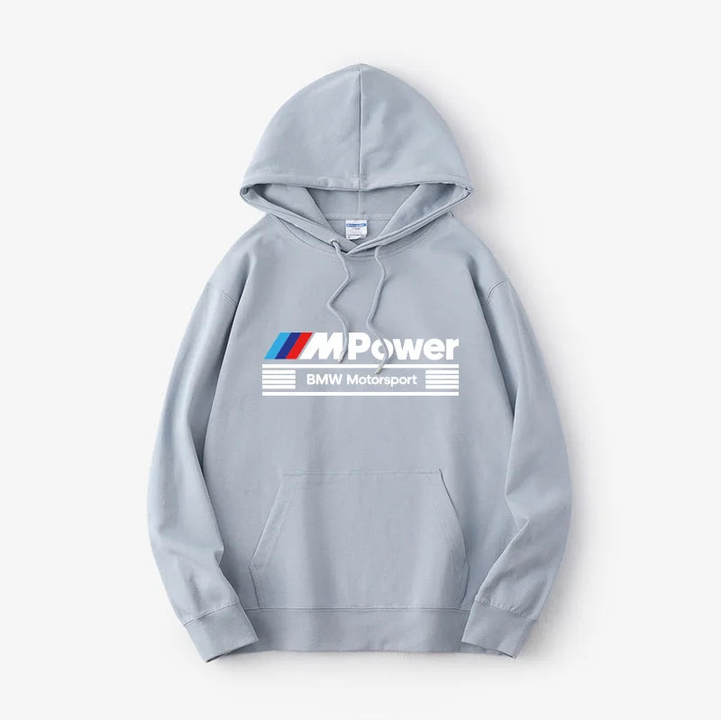2025 NEW BMW M POWER Division Performance Autumn and Winter New Men's Hoodies Men's and Women's Street Casual Clothing