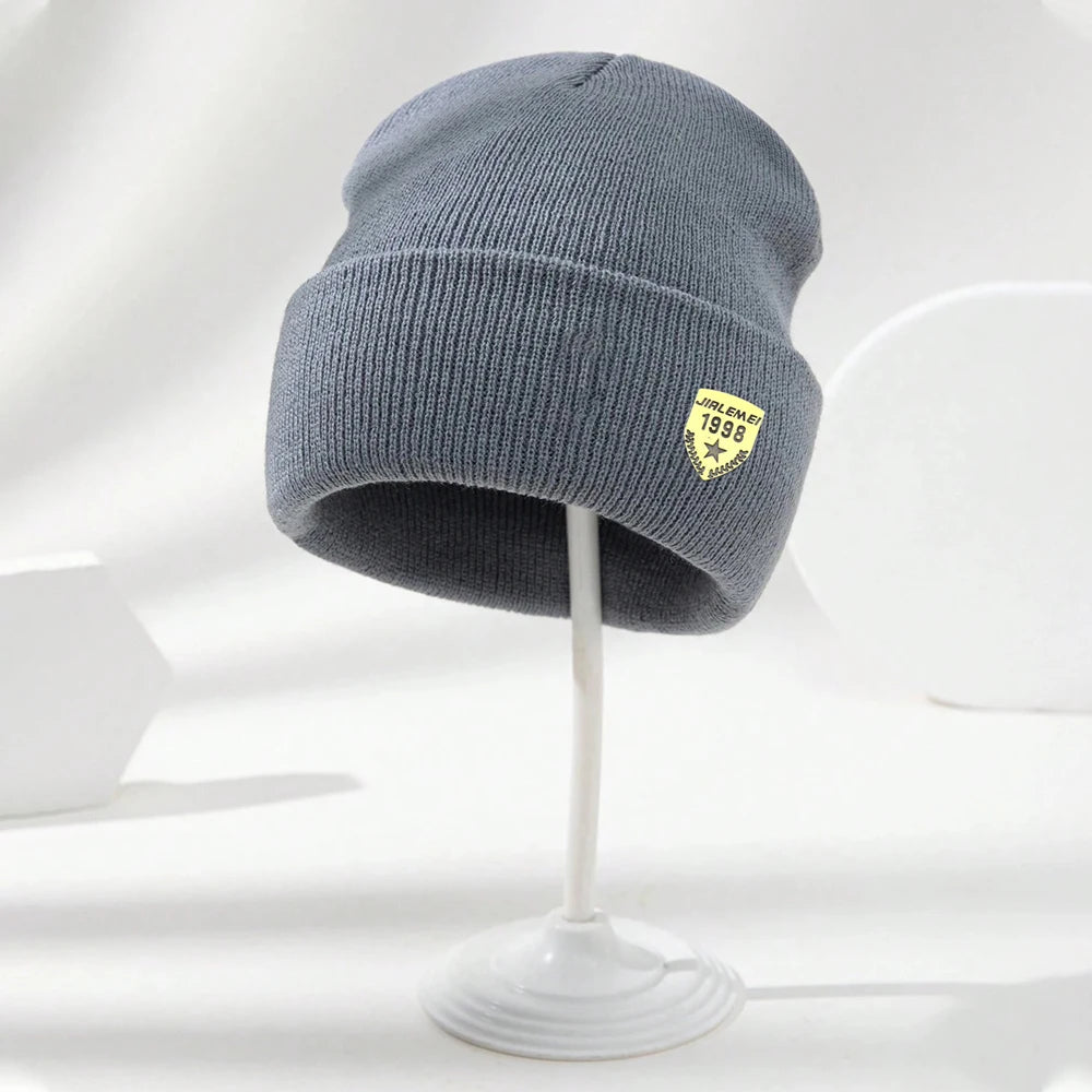 1pc Men's Outdoor Casual Beanie Hat,Warm Windproof Elasticity Head Cap,Suitable for Skiing and Outdoor Activities Winter Outfit