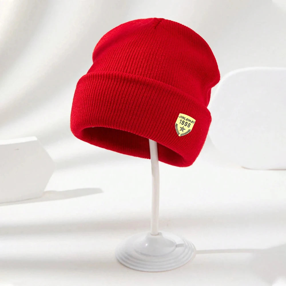 1pc Men's Outdoor Casual Beanie Hat,Warm Windproof Elasticity Head Cap,Suitable for Skiing and Outdoor Activities Winter Outfit