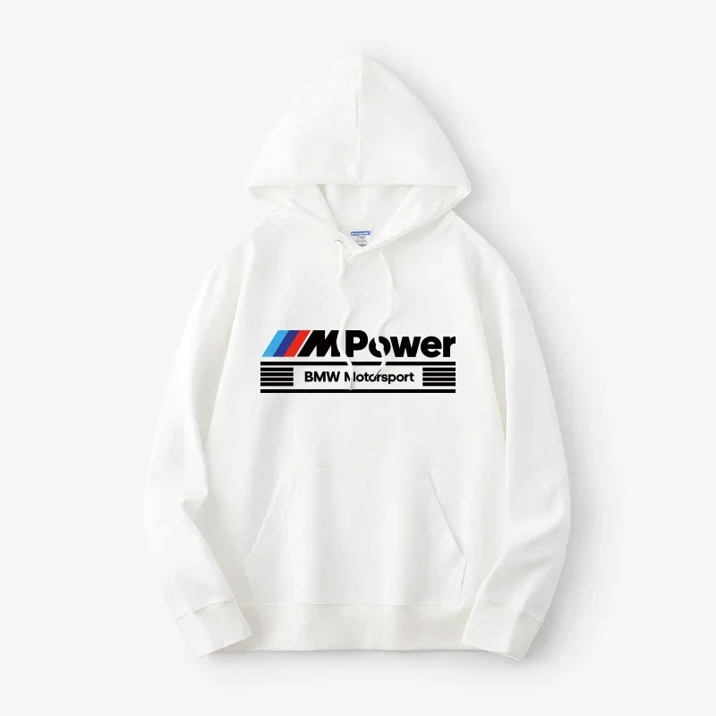 2025 NEW BMW M POWER Division Performance Autumn and Winter New Men's Hoodies Men's and Women's Street Casual Clothing