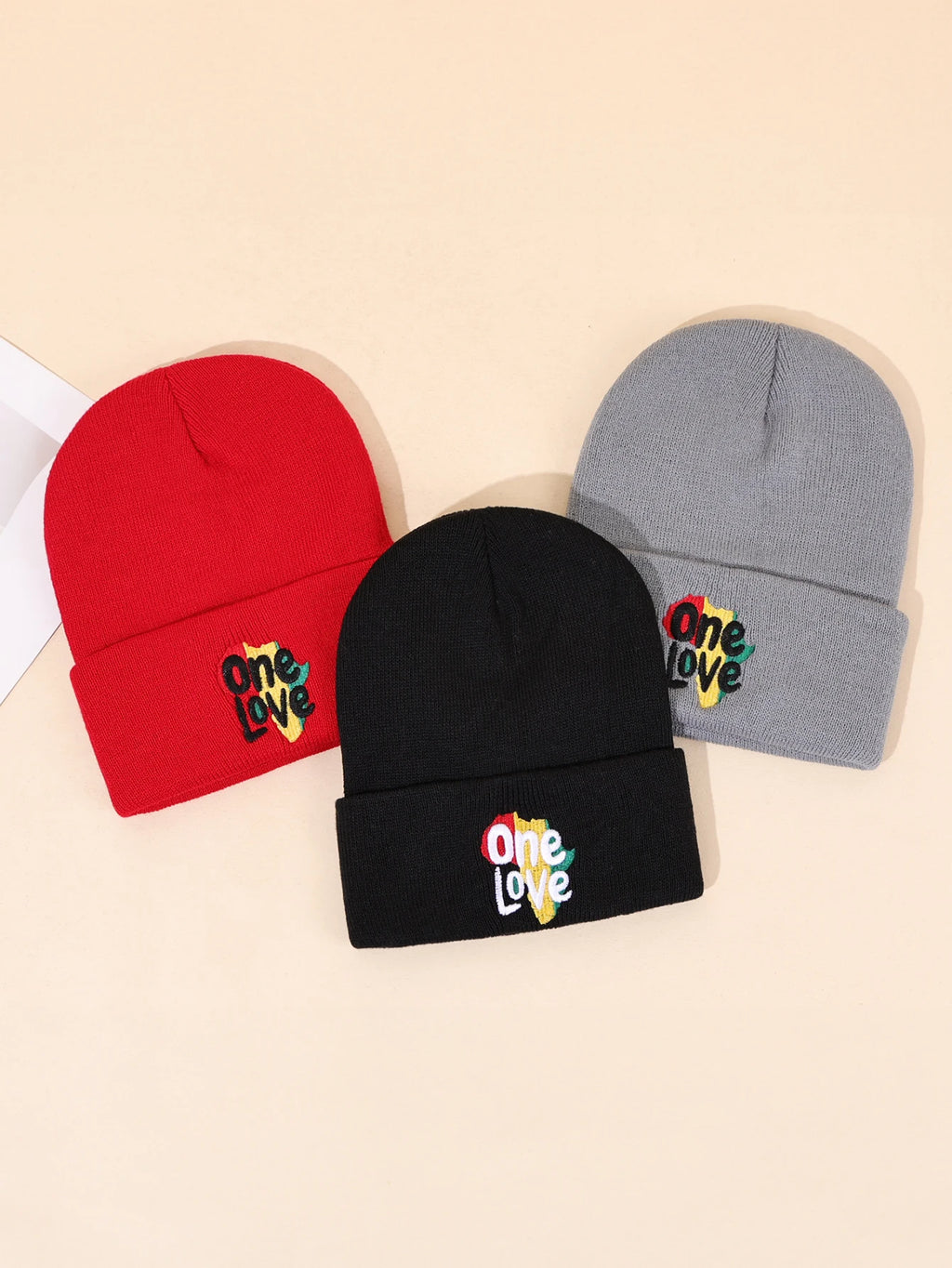 3pcs/2pcs/1pc Autumn/Winter Fashion Warm Knitted Hat, Casual Ear Protection, Cold proof Hat, letters Embroidered Design, Beanies