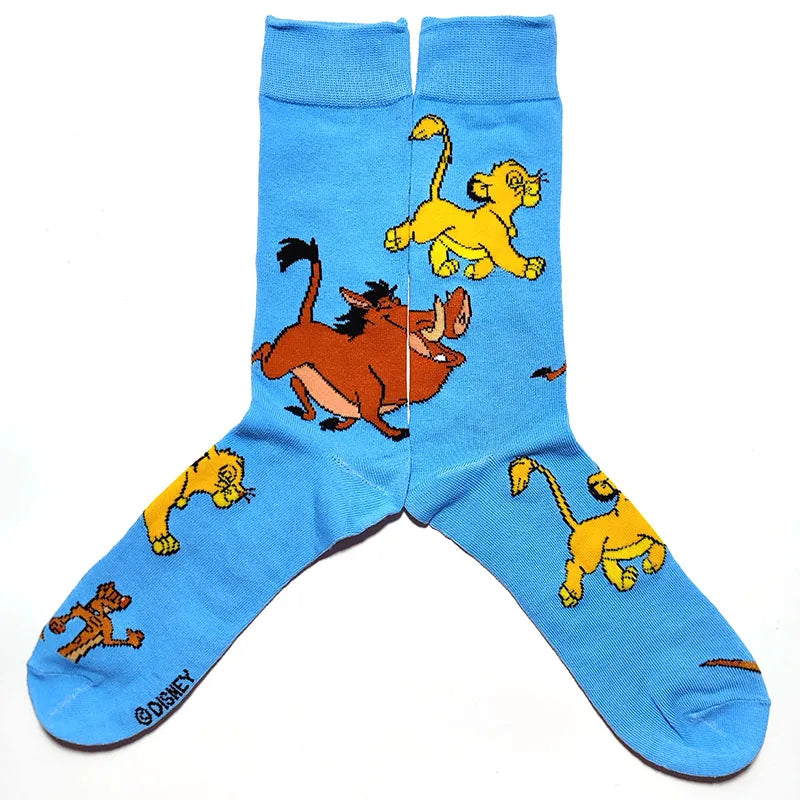 1 Pair New Anime Men Socks Long Socks Men‘s Knee-High cosplay Socks Personality Hip Hop Harajuku Funny Socks for Men