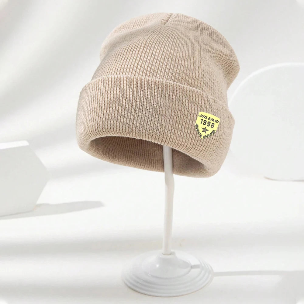 1pc Men's Outdoor Casual Beanie Hat,Warm Windproof Elasticity Head Cap,Suitable for Skiing and Outdoor Activities Winter Outfit