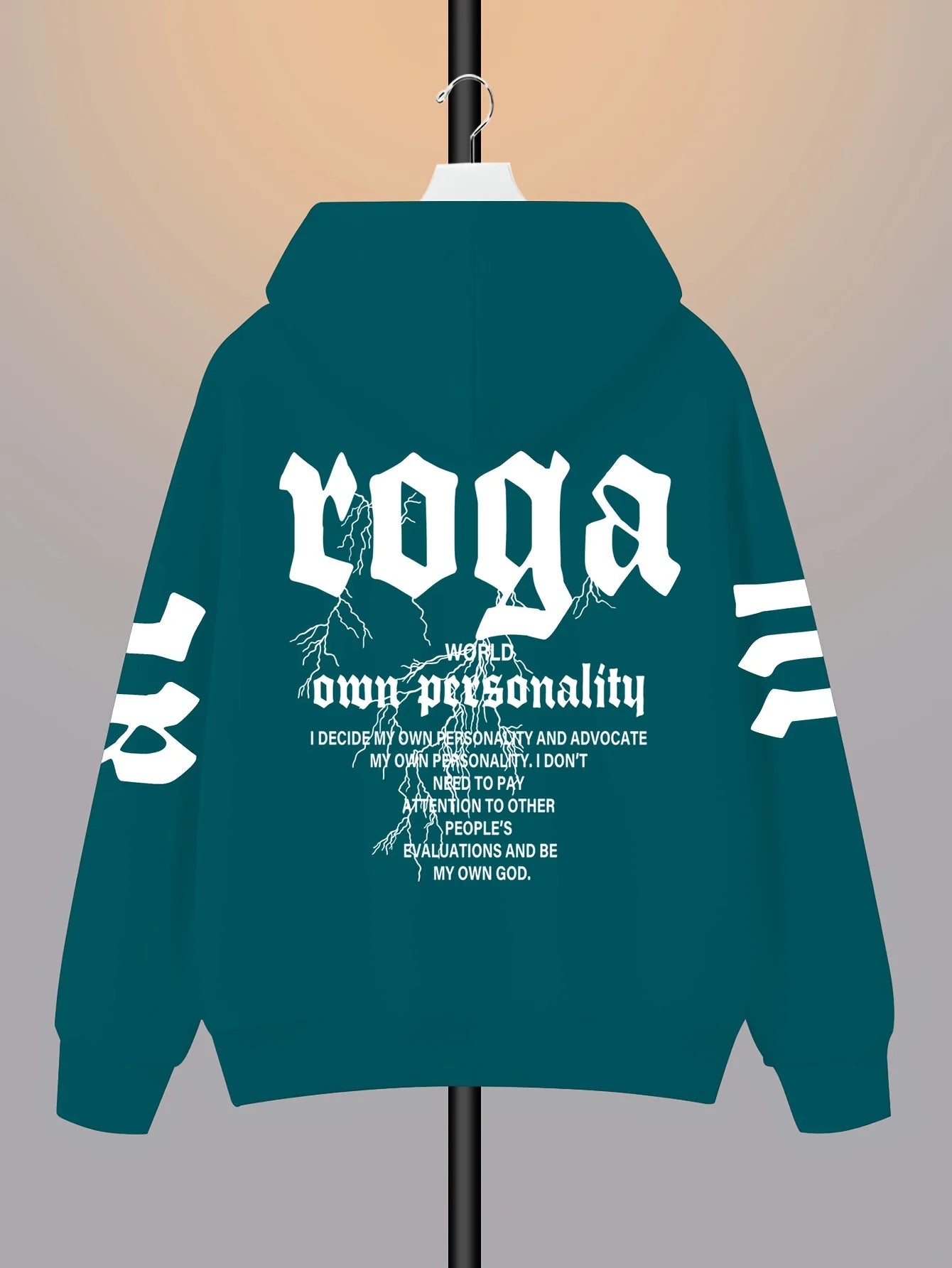 Hot selling autumn men's fashionable letter printed comfortable and soft hooded sweatshirt outdoor urban street style clothing