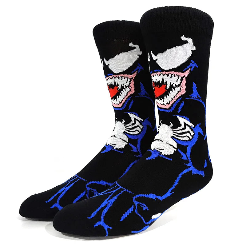 1 Pair New Anime Men Socks Long Socks Men‘s Knee-High cosplay Socks Personality Hip Hop Harajuku Funny Socks for Men