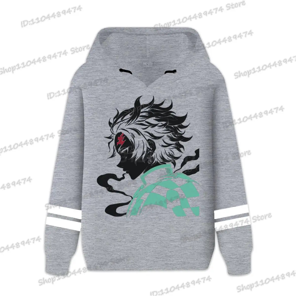 2025 Autumn Winter Kimetsu No Yaiba Hooded Kamado Tanjirou Manga Hoodies Men Women Casual Loose Anime Streetwear Unisex Hoody