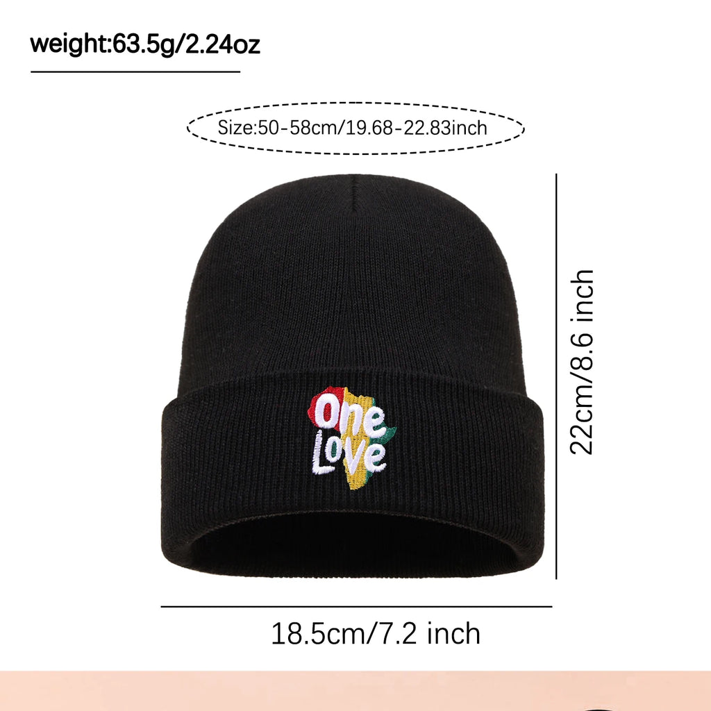 3pcs/2pcs/1pc Autumn/Winter Fashion Warm Knitted Hat, Casual Ear Protection, Cold proof Hat, letters Embroidered Design, Beanies