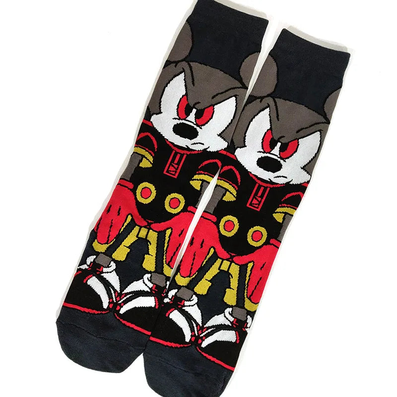 1 Pair New Anime Men Socks Long Socks Men‘s Knee-High cosplay Socks Personality Hip Hop Harajuku Funny Socks for Men