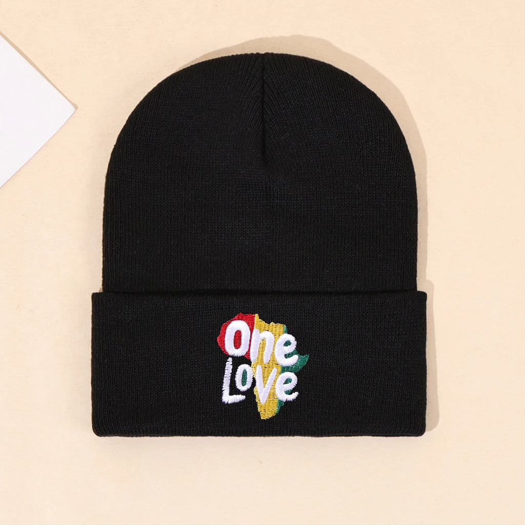 3pcs/2pcs/1pc Autumn/Winter Fashion Warm Knitted Hat, Casual Ear Protection, Cold proof Hat, letters Embroidered Design, Beanies