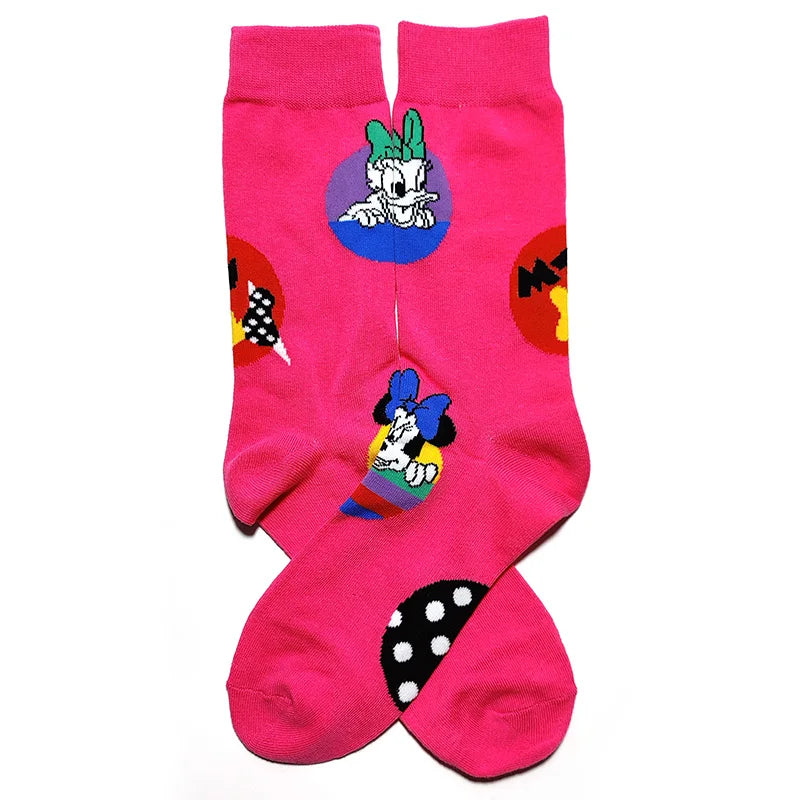 1 Pair New Anime Men Socks Long Socks Men‘s Knee-High cosplay Socks Personality Hip Hop Harajuku Funny Socks for Men