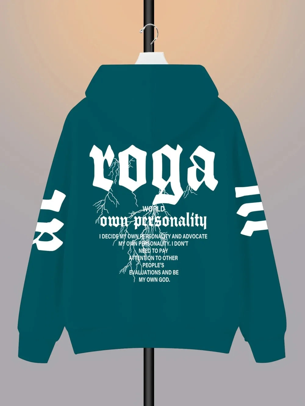 Hot selling autumn men's fashionable letter printed comfortable and soft hooded sweatshirt outdoor urban street style clothing