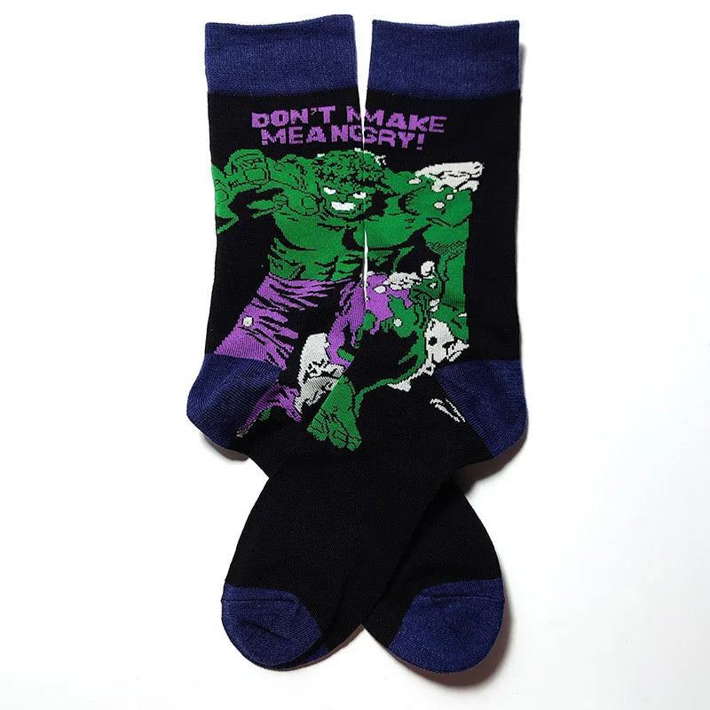 1 Pair New Anime Men Socks Long Socks Men‘s Knee-High cosplay Socks Personality Hip Hop Harajuku Funny Socks for Men