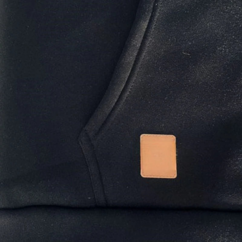 Men's casual sports long-sleeved hooded large-sized sweatshirt and fashionable fitness pullover for autumn and winter 2025