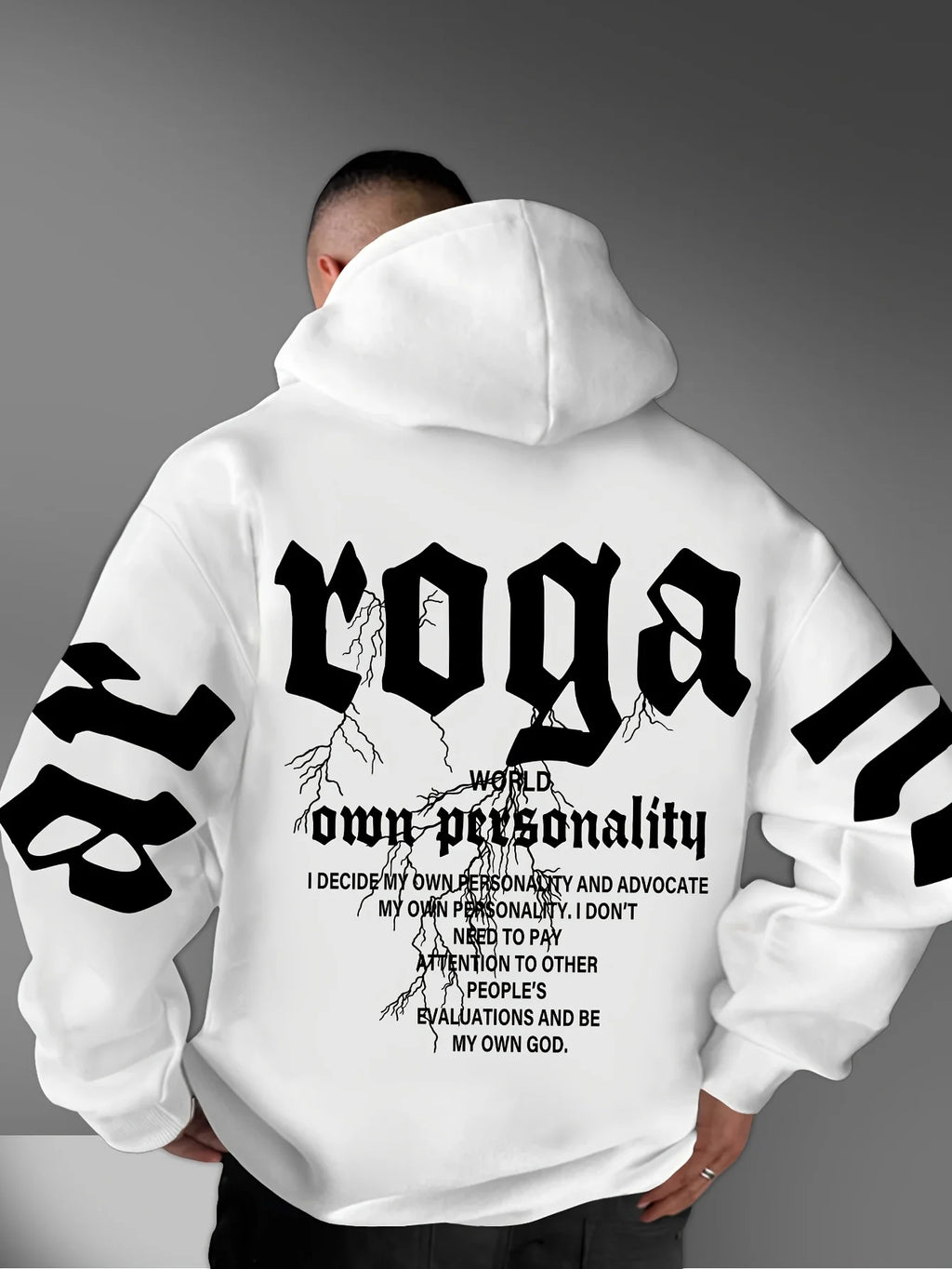 Hot selling autumn men's fashionable letter printed comfortable and soft hooded sweatshirt outdoor urban street style clothing