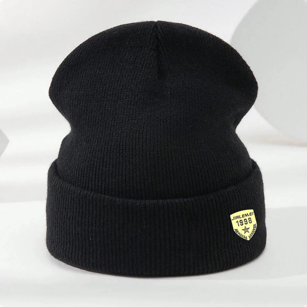 1pc Men's Outdoor Casual Beanie Hat,Warm Windproof Elasticity Head Cap,Suitable for Skiing and Outdoor Activities Winter Outfit