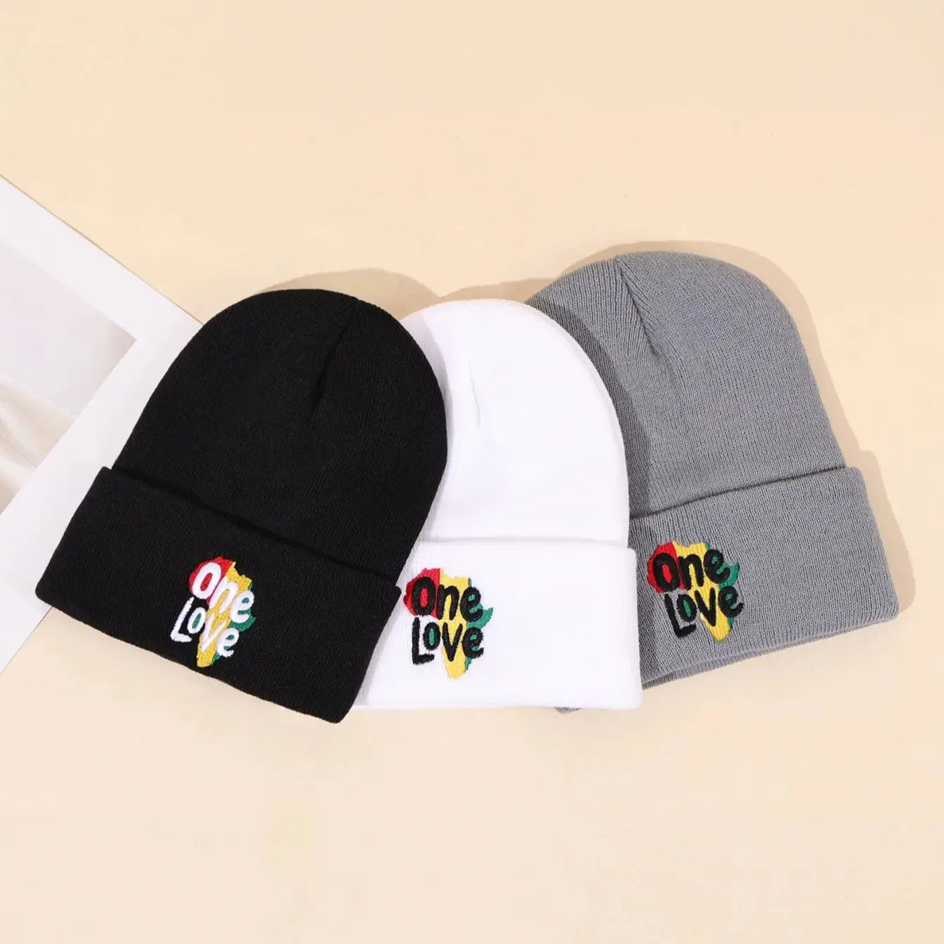 3pcs/2pcs/1pc Autumn/Winter Fashion Warm Knitted Hat, Casual Ear Protection, Cold proof Hat, letters Embroidered Design, Beanies