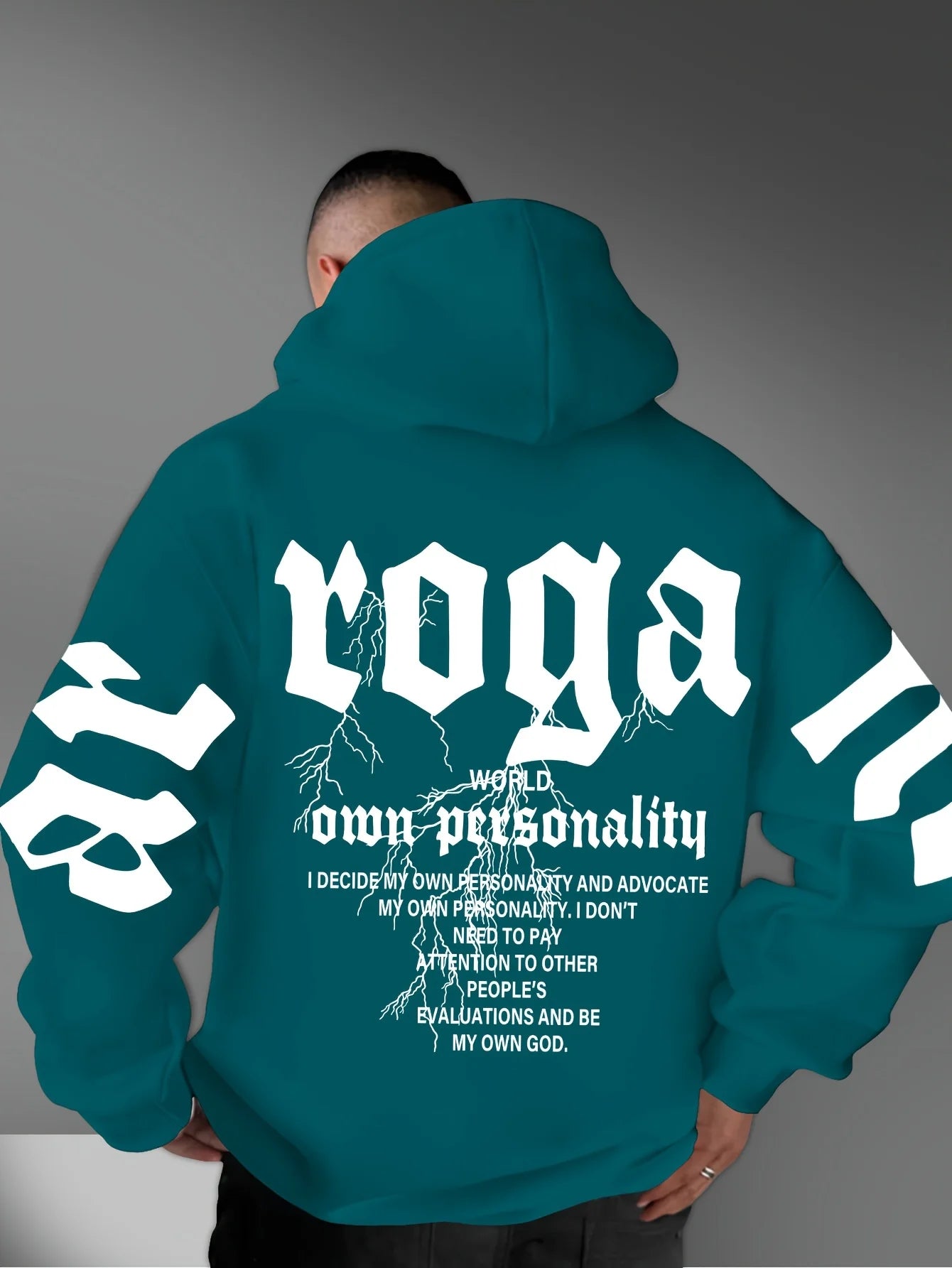 Hot selling autumn men's fashionable letter printed comfortable and soft hooded sweatshirt outdoor urban street style clothing