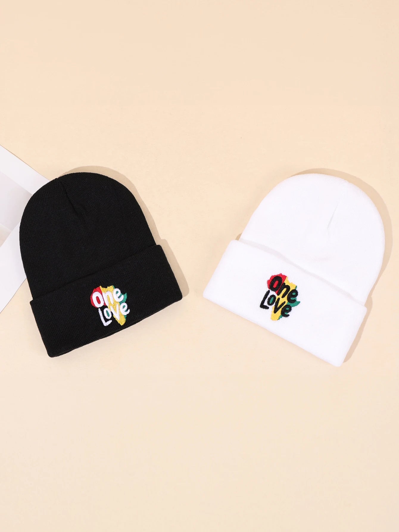 3pcs/2pcs/1pc Autumn/Winter Fashion Warm Knitted Hat, Casual Ear Protection, Cold proof Hat, letters Embroidered Design, Beanies