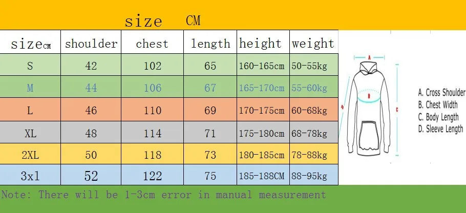 2025 Autumn/Winter Jdm Men's Printed Casual Warm Fashion Hoodie Long Sleeve Hoodie Sportswear Suitable for Both Men and Women