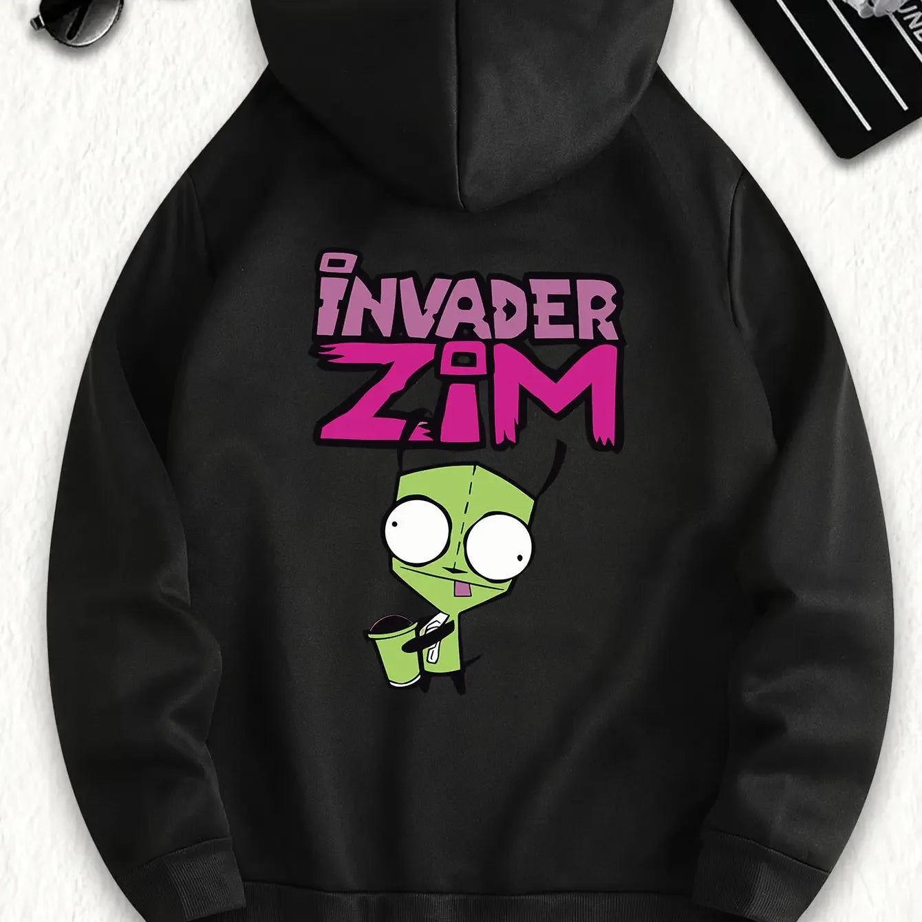 Men's new trendy hooded sweatshirt, casual daily drawstring hooded sports shirt with print, independent, front kangaroo pocket