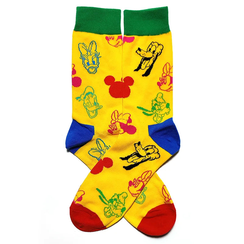 1 Pair New Anime Men Socks Long Socks Men‘s Knee-High cosplay Socks Personality Hip Hop Harajuku Funny Socks for Men