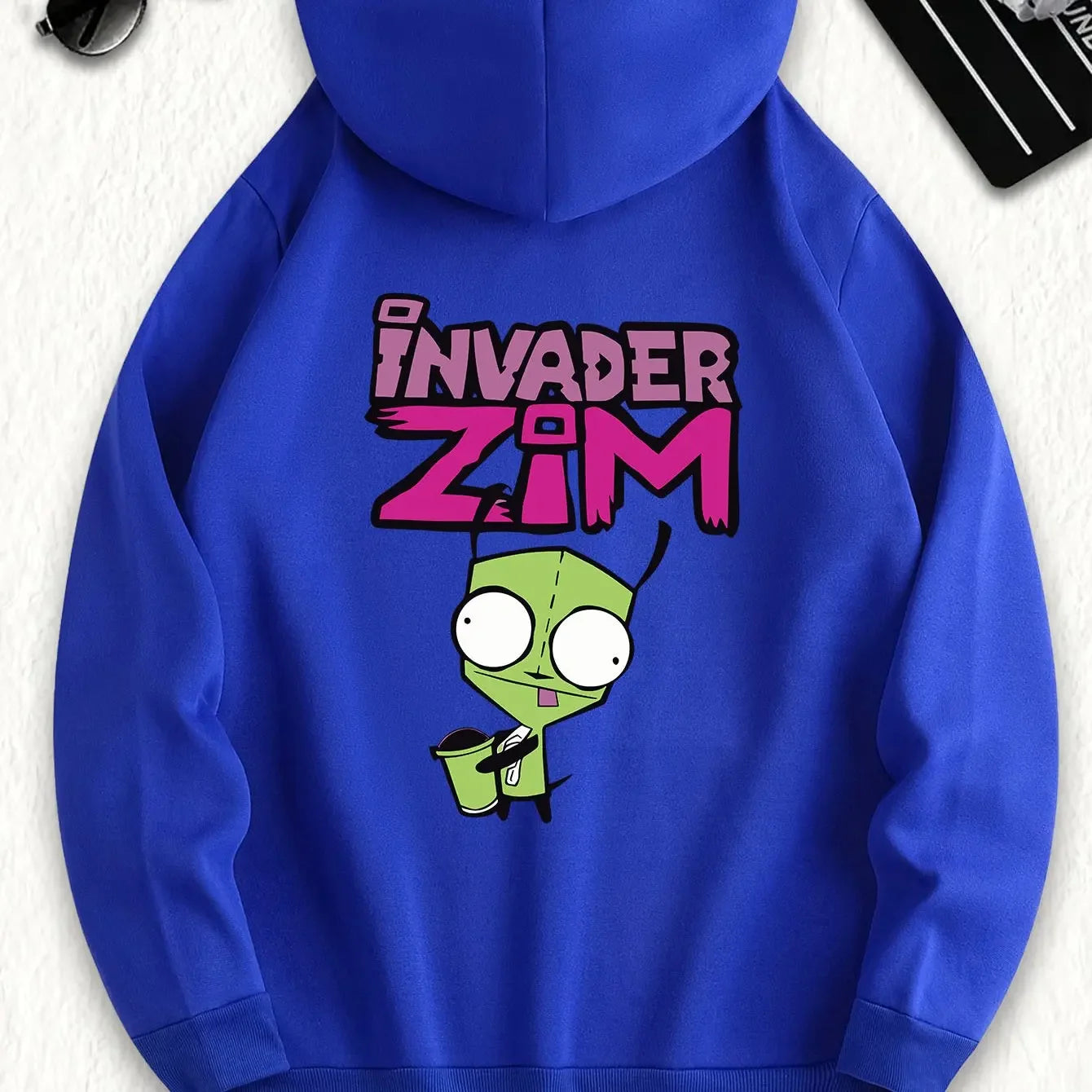 Men's new trendy hooded sweatshirt, casual daily drawstring hooded sports shirt with print, independent, front kangaroo pocket