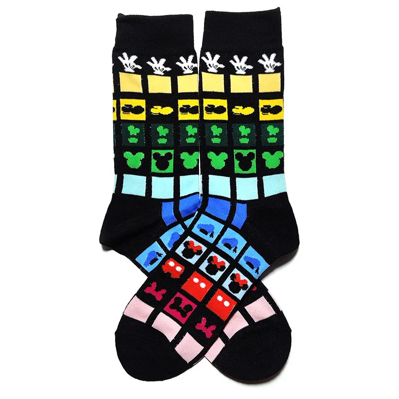1 Pair New Anime Men Socks Long Socks Men‘s Knee-High cosplay Socks Personality Hip Hop Harajuku Funny Socks for Men
