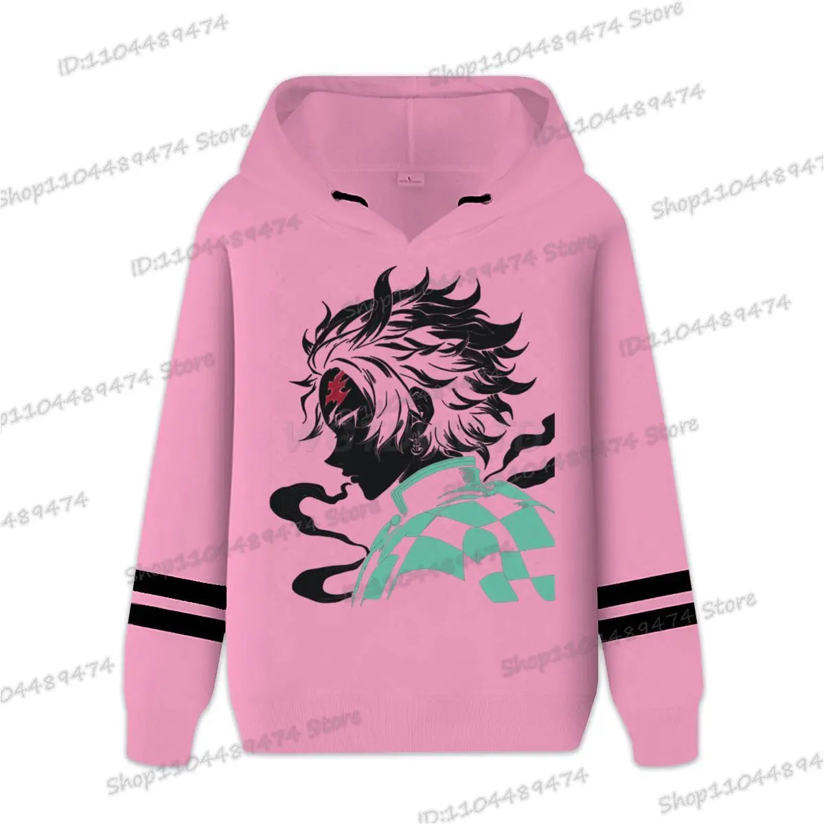 2025 Autumn Winter Kimetsu No Yaiba Hooded Kamado Tanjirou Manga Hoodies Men Women Casual Loose Anime Streetwear Unisex Hoody