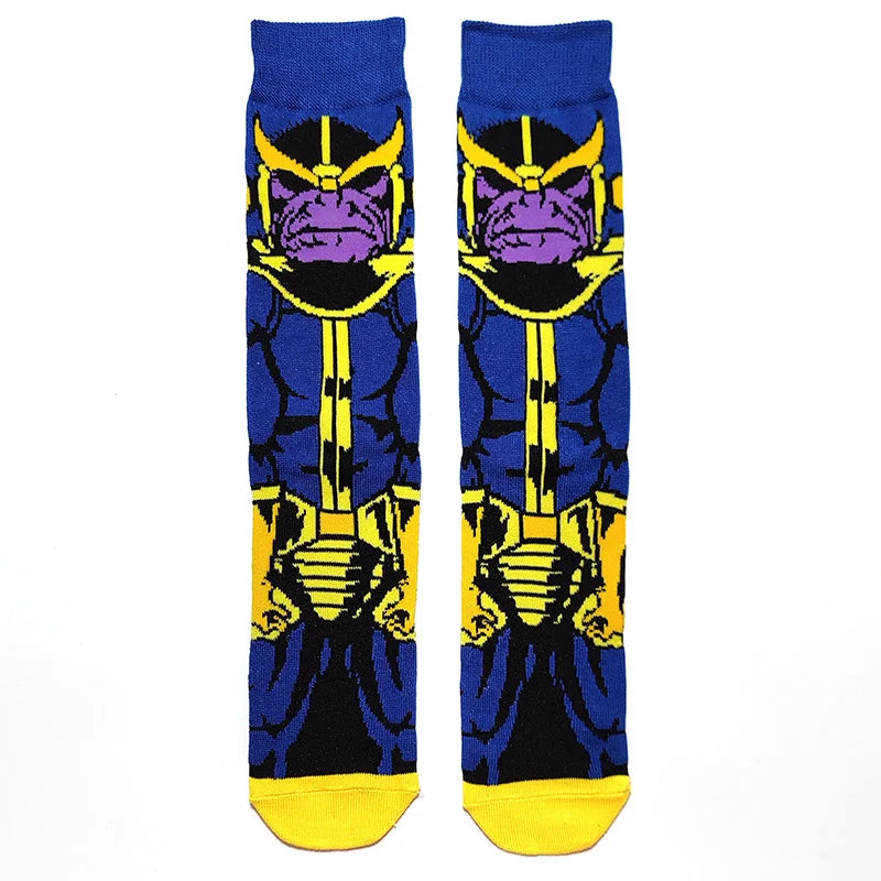 1 Pair New Anime Men Socks Long Socks Men‘s Knee-High cosplay Socks Personality Hip Hop Harajuku Funny Socks for Men