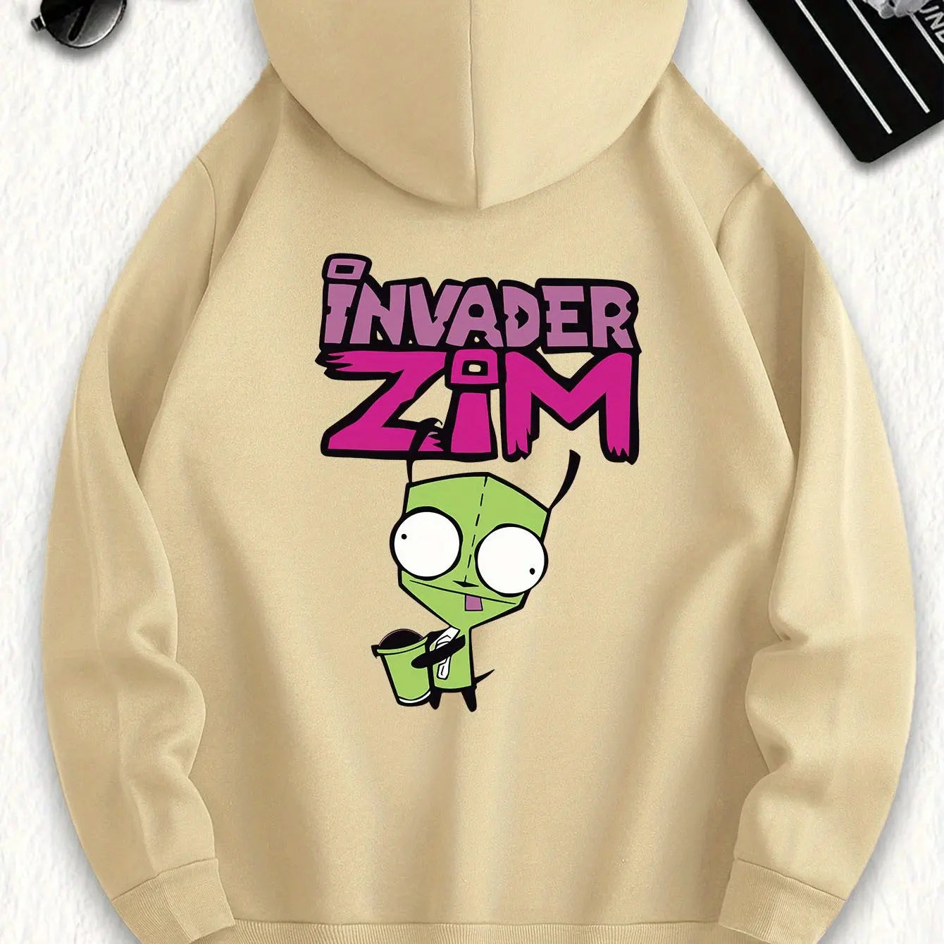 Men's new trendy hooded sweatshirt, casual daily drawstring hooded sports shirt with print, independent, front kangaroo pocket