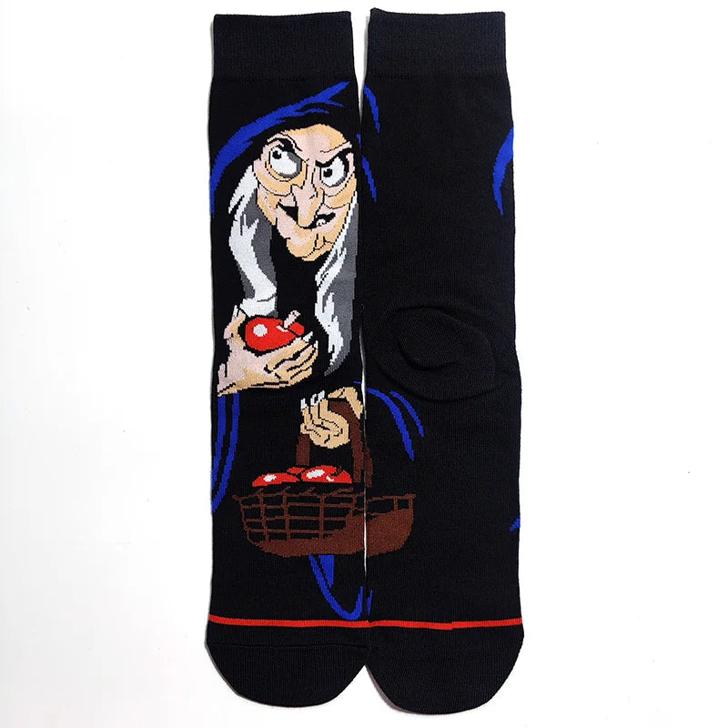 1 Pair New Anime Men Socks Long Socks Men‘s Knee-High cosplay Socks Personality Hip Hop Harajuku Funny Socks for Men