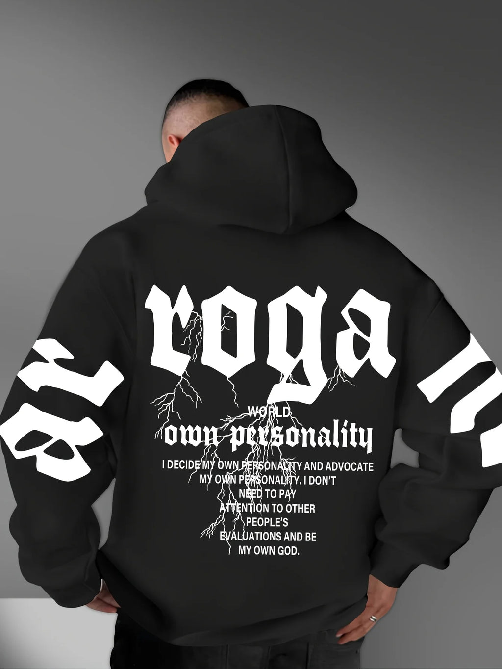 Hot selling autumn men's fashionable letter printed comfortable and soft hooded sweatshirt outdoor urban street style clothing