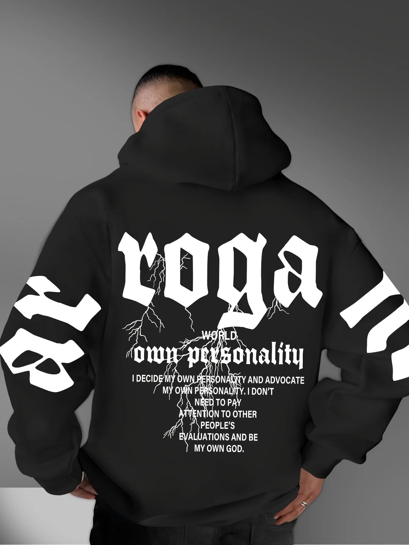 Hot selling autumn men's fashionable letter printed comfortable and soft hooded sweatshirt outdoor urban street style clothing