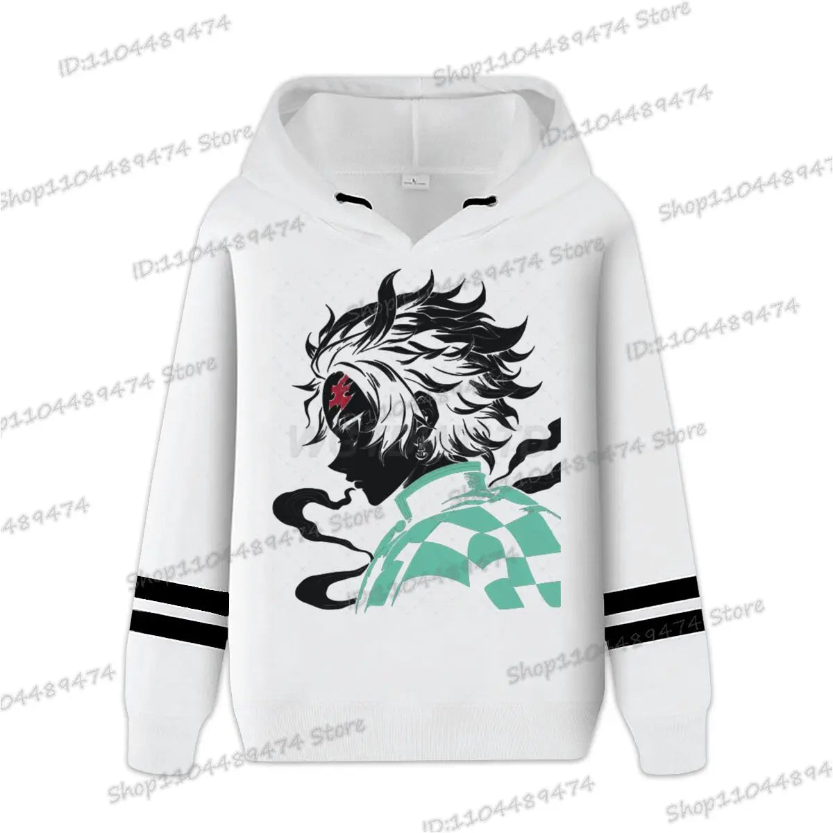 2025 Autumn Winter Kimetsu No Yaiba Hooded Kamado Tanjirou Manga Hoodies Men Women Casual Loose Anime Streetwear Unisex Hoody