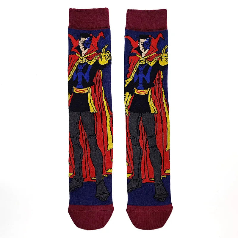 1 Pair New Anime Men Socks Long Socks Men‘s Knee-High cosplay Socks Personality Hip Hop Harajuku Funny Socks for Men