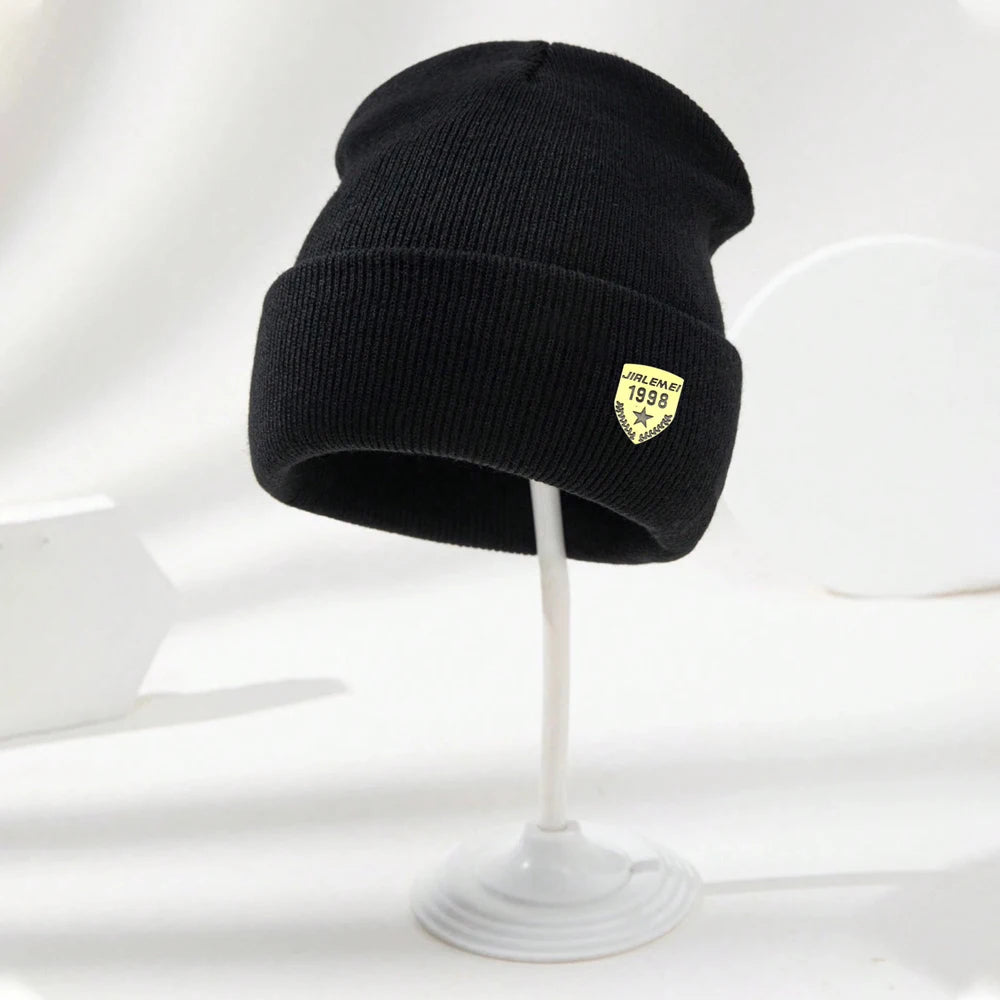 1pc Men's Outdoor Casual Beanie Hat,Warm Windproof Elasticity Head Cap,Suitable for Skiing and Outdoor Activities Winter Outfit