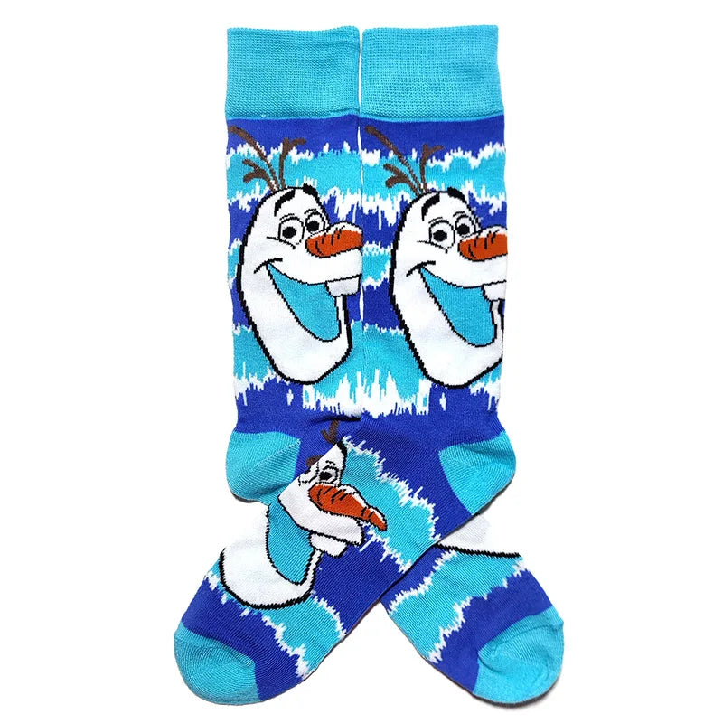 1 Pair New Anime Men Socks Long Socks Men‘s Knee-High cosplay Socks Personality Hip Hop Harajuku Funny Socks for Men