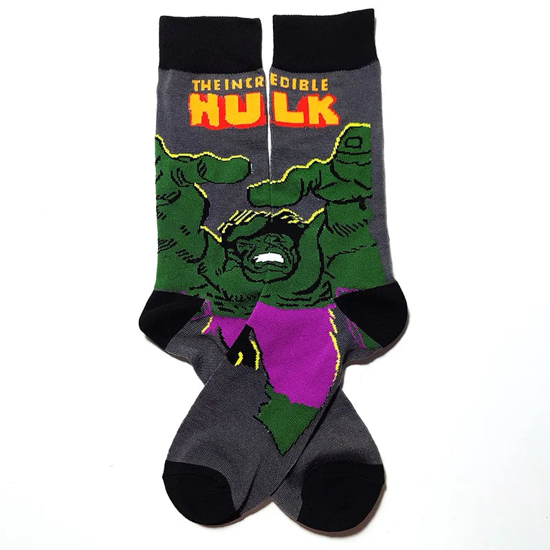 1 Pair New Anime Men Socks Long Socks Men‘s Knee-High cosplay Socks Personality Hip Hop Harajuku Funny Socks for Men