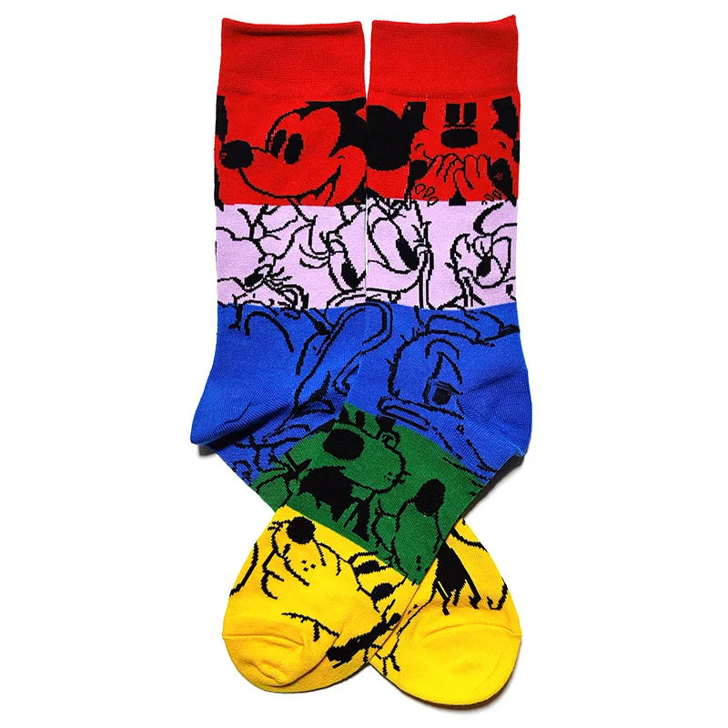 1 Pair New Anime Men Socks Long Socks Men‘s Knee-High cosplay Socks Personality Hip Hop Harajuku Funny Socks for Men